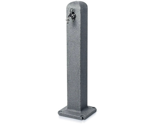 Gartenwasserzapfstelle aus Stein mit Wasserhahn