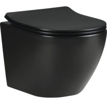 Wand-Tiefspül-WC aus Sanitärkeramik mit WC-Sitz