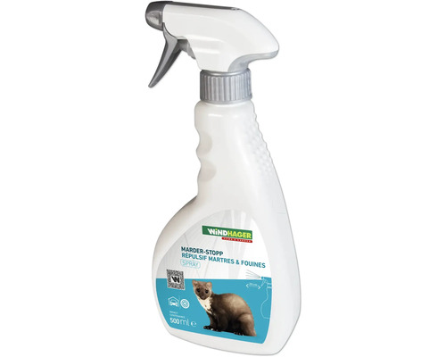 Marderabwehrspray in einer Sprühflasche mit 500 ml Inhalt