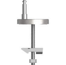 Wandtiefspülklosett-Set Form & Style Samar ohne Spülrand weiß glänzend mit WC-Sitz und Turbo-Flush-Technologie