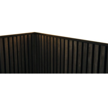 Holzverkleidung mit Lattenstruktur für den Innenbereich