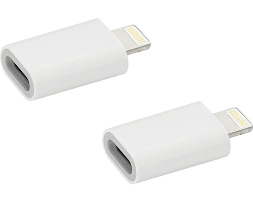Zwei USB-C-auf-Lightning-Adapter