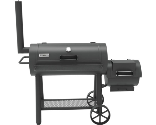 Tenneker Logo Grillwagen mit Rädern, Ablagefläche und Rauchabzug
