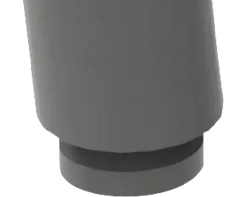 Graues Abflussrohr aus Kunststoff