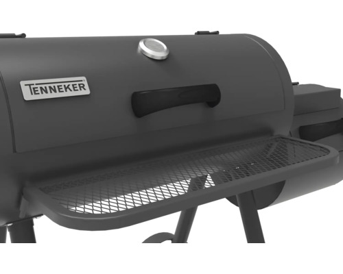 Tenneker Logo auf einem Smokergrill