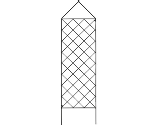 Kletterhilfe aus Metall mit Rautenmuster für Pflanzen