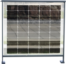 Solarpanel in einem Gestell zur Stromerzeugung