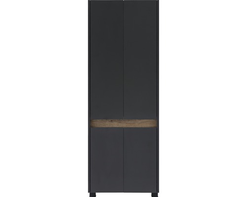Hochschrank Möbelpartner Cosmo 570 4 Türen 164,5x56,9x33 cm anthrazit