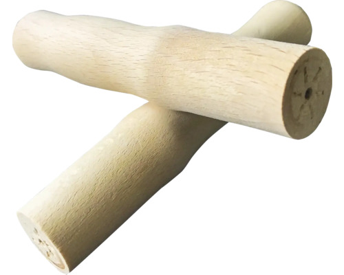 Zwei gekreuzte Holzstiele