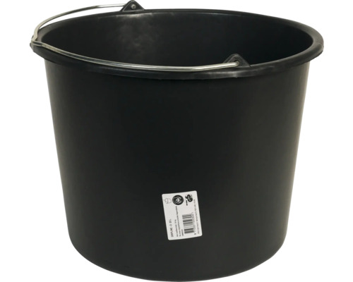 Eimer aus Kunststoff mit Metallgriff, 20 Liter Fassungsvermögen