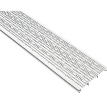 Aluminium-Entwässerungsrinne mit Schlitzen