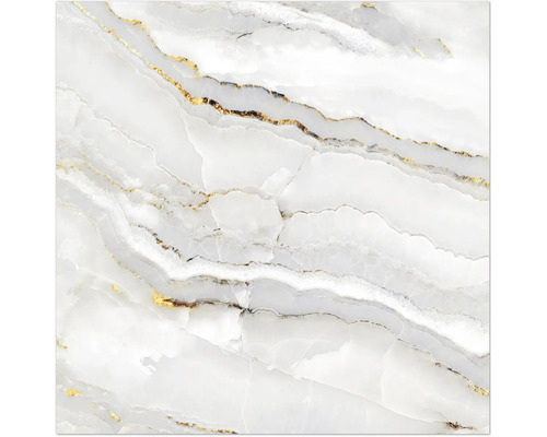 Dekorfliese in Marmoroptik mit Muster