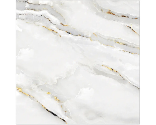 Fliesenmuster mit Marmoroptik und goldenen Akzenten