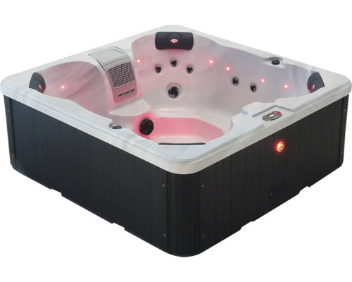 Whirlpool mit Düsen und Beleuchtung
