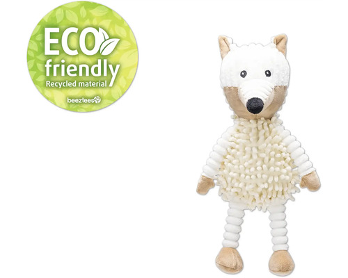Beetztees Spielzeug Wolf aus recyceltem Material