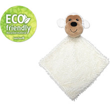 Kuscheltier mit Anhänger aus recyceltem Material