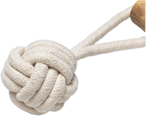 Baumwollseil mit Holzkopf