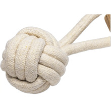 Hundespielzeug aus Baumwollseil mit Knoten