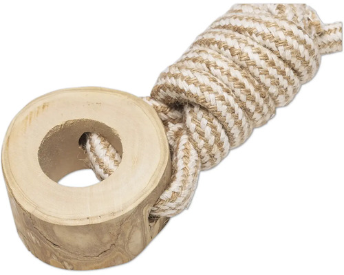 Holzring mit Seil