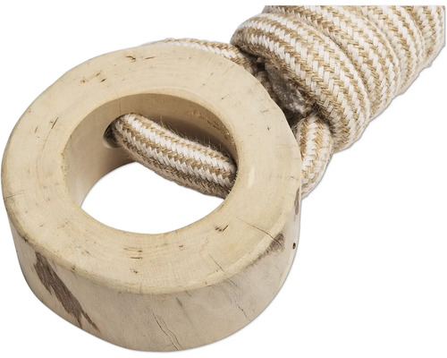 Holzring mit Seil