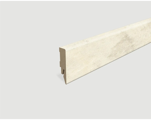 Sockelleiste foliert Metallic L581 2400 x 58 x 14 mm Sockelleiste aus Holz