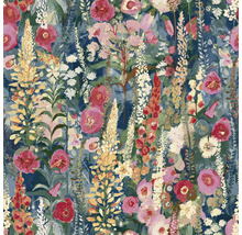 Blumentapete mit floralem Muster