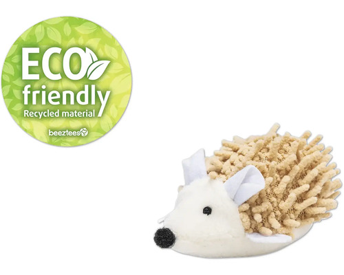 "Igelspielzeug aus recyceltem Material mit dem Symbol ""Umweltfreundlich"""