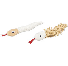 Zwei Spielzeugschlangen für Haustiere