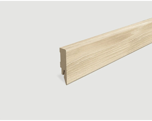 Sockelleiste foliert Eiche Champagner L7172400 x 58 x 14 mm Sockelleiste aus Holz