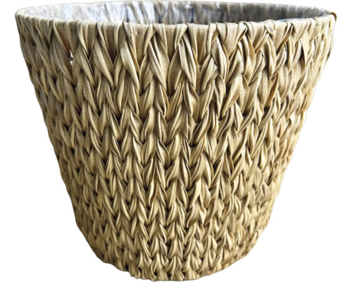 Pflanzkorb Lafiora Wicker Ø 35 cm x H 30 cm Polyrattan natur