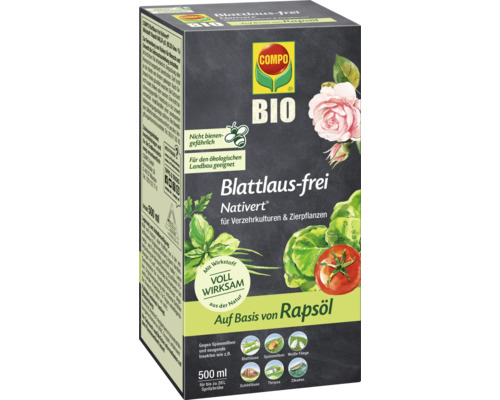 Nativert Blattlaus-frei Compo Konzentrat 500 ml Reg.Nr. 3852-901 Compo Blattlausfrei Nativert für Nutz- und Zierpflanzen