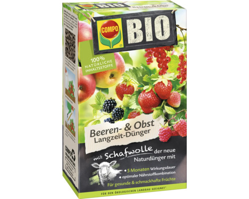 Compo Bio Beeren- und Obstdünger Packung