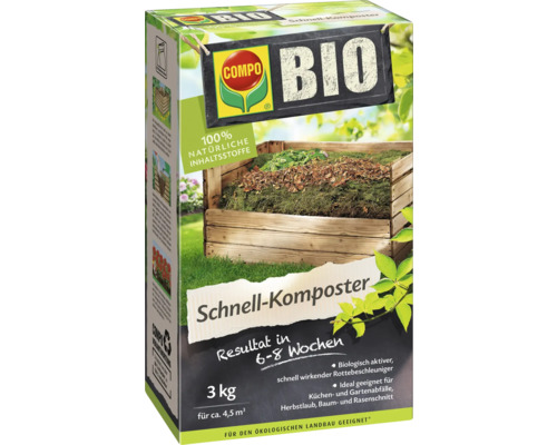 Packung Compo Bio Schnellkomposter, geeignet für circa 4,5 Kubikmeter