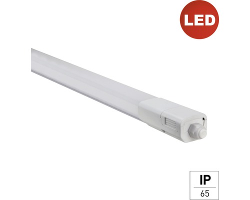 LED Feuchtraum-Lichtleiste plus 1495x52x41 mm 60 W 6800 lm 4000 K IP 65 weiß