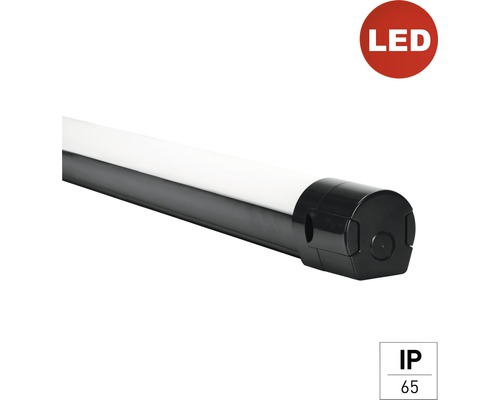 LED Feuchtraum-Wannenleuchte LED pro 1130x60x60 mm 36 W 4200 lm 4000 K IP 65 schwarz