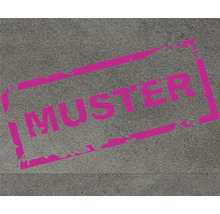 Stempel mit dem Wort Muster