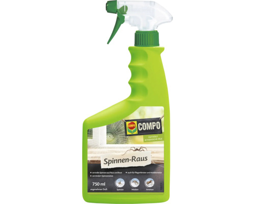 Spinnen-Raus Compo anwendungsfertig 750 ml natürlicher Wirkstoff Compo Spinnen-Raus Spray 750ml zur Spinnenbekämpfung