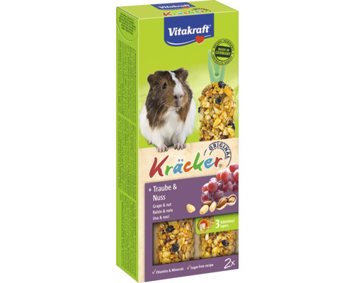 Vitakraft Kräcker Nagerfutter mit Traube und Nuss