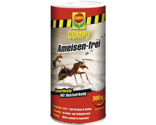 Compo Ameisenfrei Streu- und Gießmittel 300g Dose zur Ameisenbekämpfung