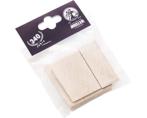 Holzkeile in Verpackung