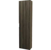 Schmaler Hochschrank mit Holzstruktur
