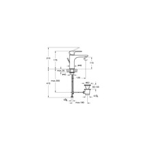 Waschtischarmatur VitrA Root round chrom A42723EXP