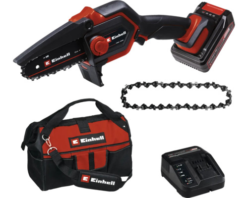 Akku-Astkettensäge Einhell GE-PS 18/15 inkl. Akku 18 V 2,5 Ah, Ladegerät, Bag Einhell Akku-Kettensäge mit Tasche, Akku und Ladegerät