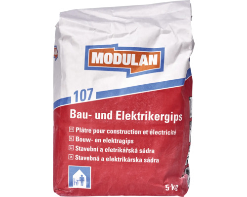 MODULAN 107 Bau- und Elektrikergips weiß 5 kg