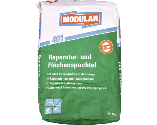 MODULAN Reparaturspachtel und Flächenspachtel 400 innen fein 25 kg