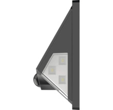 Dreieckige LED Wandleuchte für den Außenbereich