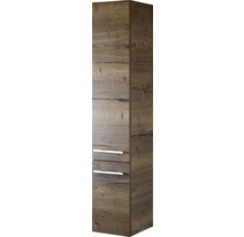 Hochschrank mit zwei Schubladen in Holzoptik