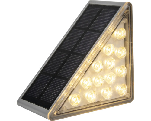LED Solar Treppenstufenleuchten-Set 11 x 8 x 8 cm, warmweiß, 2 Stk. LED Solar Treppenstufenleuchten-Set 11 x 8 x 8 cm, warmweiß, 2 Stk.