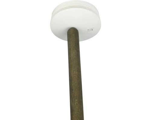 Deckenleuchte mit Holzstab