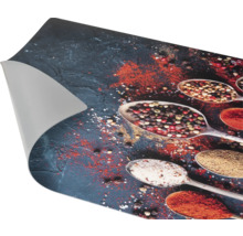 Küchenrückwand mit Gewürzmuster